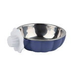 Removable Stainless Steel Hanging Cage Pet Cat Bowl - GreenFur