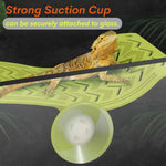 Reptile Hammock with Suction Cups and Hanging Rope for Terrarium Jungle Tank, Green - GreenFur