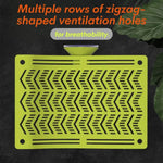 Reptile Hammock with Suction Cups and Hanging Rope for Terrarium Jungle Tank, Green - GreenFur