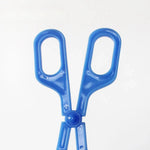 Reptile Insect Catching Tweezers Transparent ABS Feeding and Cleaning Tool, Blue - GreenFur