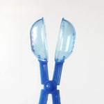 Reptile Insect Catching Tweezers Transparent ABS Feeding and Cleaning Tool, Blue - GreenFur