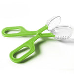 Reptile Insect Catching Tweezers Transparent ABS Feeding and Cleaning Tool, Green - GreenFur