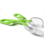 Reptile Insect Catching Tweezers Transparent ABS Feeding and Cleaning Tool, Green - GreenFur