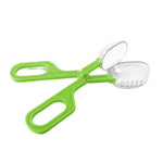 Reptile Insect Catching Tweezers Transparent ABS Feeding and Cleaning Tool, Green - GreenFur