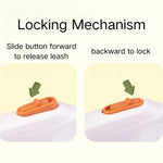 Retractable Tangle - Free Lockable ABS Dog Leash 9.8 FT and 16.4 FT - GreenFur