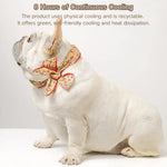 Reusable Cooling Pet Neck Scarf Cooling Bandana for Summer Heat Relief - GreenFur