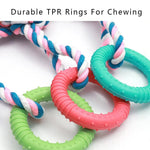 Ring Rope Tug of War Toy for Medium and Large Dogs - GreenFur
