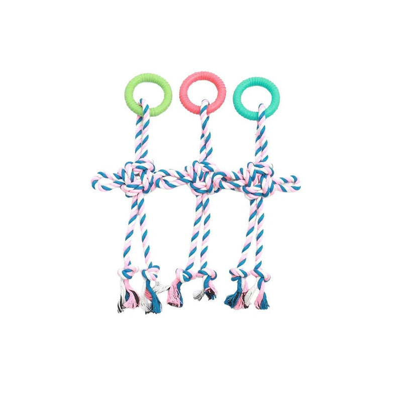 Ring Rope Tug of War Toy for Medium and Large Dogs - GreenFur
