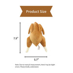 Roast Chicken Plush Squeaky Stuffed Chew Toy for Dogs - GreenFur