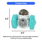 Robot Shaped Interactive Tumbler Toys Pet Food Dispenser - GreenFur