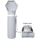 Roll - Up Foldable Portable Fashion Silicone Pet Water Bottle - GreenFur