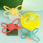 Rope Dog Toy Braided Ball Interactive Chew Training Toy - GreenFur