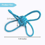 Rope Dog Toy Braided Ball Interactive Chew Training Toy - GreenFur