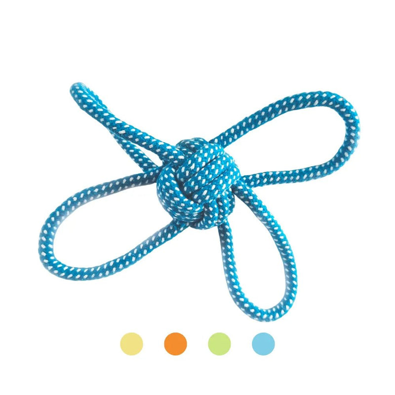 Rope Dog Toy Braided Ball Interactive Chew Training Toy - GreenFur