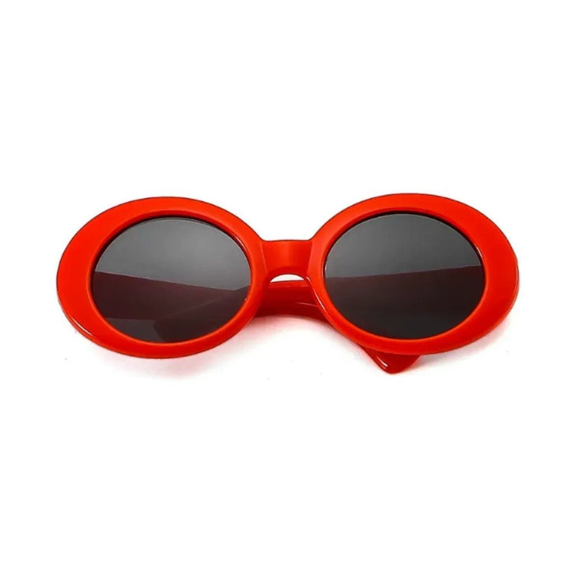 Round Frame Pet Sunglasses for Cats and Small Dogs - GreenFur