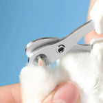 Round Hole Ergonimic Design Cat Nail Clipper - GreenFur