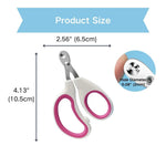 Round Hole Ergonimic Design Cat Nail Clipper - GreenFur