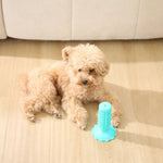 Rubber Dog Toothbrush Squeaky Chew Toys - GreenFur