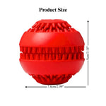 Rubber Treat Dispensing Ball Toy for Dogs - GreenFur