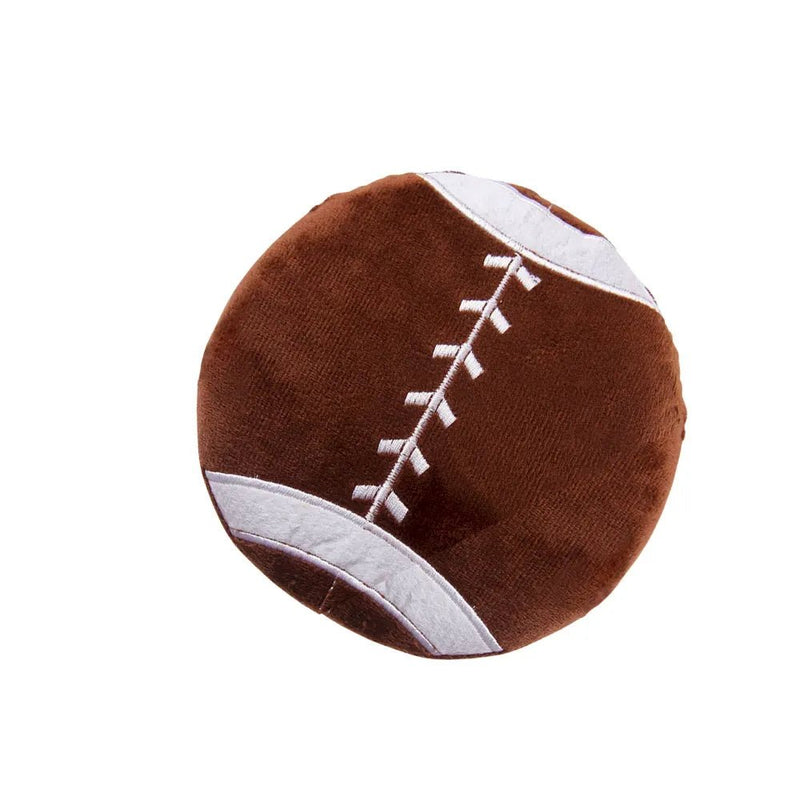 Rugby Dog Interactive Toy Plush Squeaky Toys - GreenFur