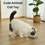 Rustling Cute Green Crocodile Style Waffle Fabric Catnip Cat Toy - GreenFur