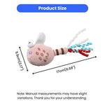 Rustling Cute Pink Dragonfly Style Waffle Fabric Catnip Cat Toy - GreenFur