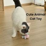 Rustling Cute Pink Dragonfly Style Waffle Fabric Catnip Cat Toy - GreenFur
