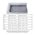 S M Large Dog Bed Non - slip Soft Plush Pet Sleeping Mat - GreenFur