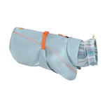 S, M Size Stylish Adjustable Waterproof PU Fabric Dog Raincoat - GreenFur