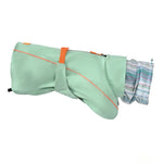 S, M Size Stylish Adjustable Waterproof PU Fabric Dog Raincoat - GreenFur