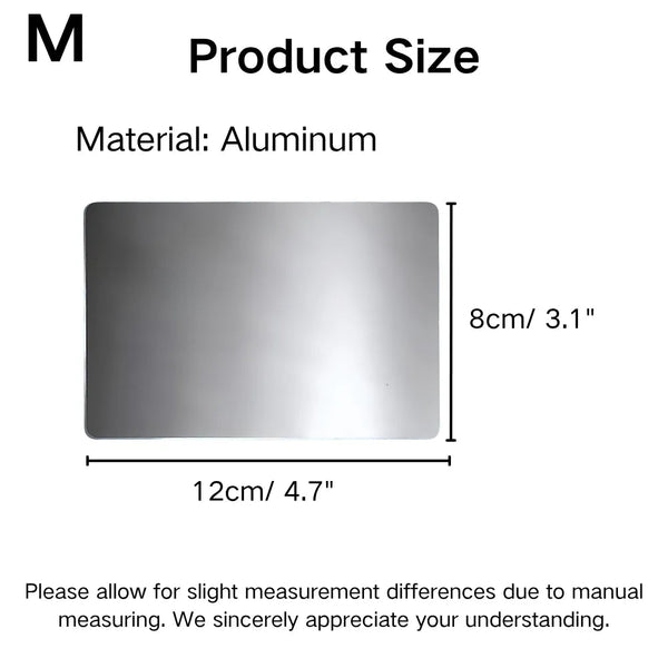 S M Size Summer Thickened Design Pet Cooling Aluminum Plate - GreenFur