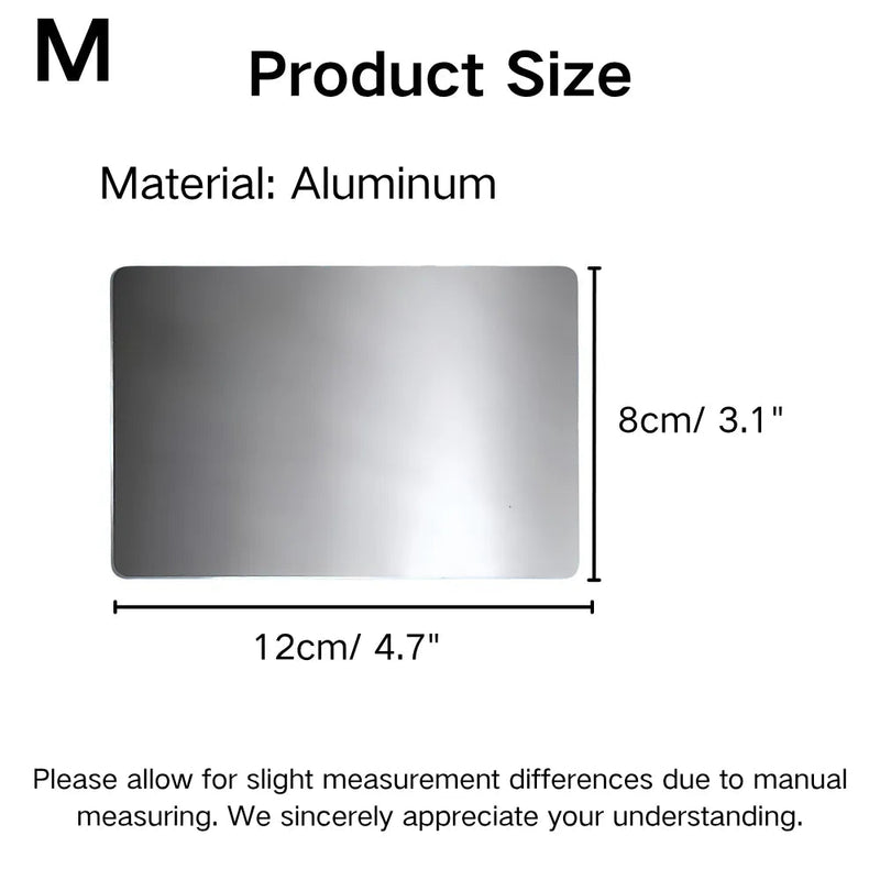 S M Size Summer Thickened Design Pet Cooling Aluminum Plate - GreenFur