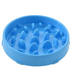 S Size Anti - slip Dog Cat Feed Bowl Pet Slow Food Bowl - GreenFur