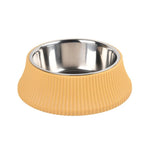 S Size Durable Pet Dog Feeding Bowl with Stainless Steel Insert - GreenFur