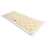 S Size Portable Stylish Geometric Pattern Jacquard Pet Mat - GreenFur
