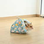 S Size Spring - Summer Series Triangular Cozy Small Pet Cave Bed - GreenFur