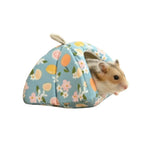 S Size Spring - Summer Series Triangular Cozy Small Pet Cave Bed - GreenFur