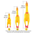 S Size Squeaky Vinyl Chicken Dog Toy Funny Sound Pet Chew Toy - GreenFur