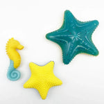 Seahorse Shape Squeaky Luminous Toy TPR Dog Floating Toys - GreenFur