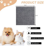 Self - Adhesive Wall Mounted Cat Scratching Board and Climbing Pad - GreenFur