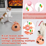 Self - Play Toy Interactive Cat Ball Track Toy with Teaser Wand - GreenFur