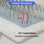 Short and Long Pin Slicker Brush Set Eco Friendly Metal Pet Grooming Tool - GreenFur