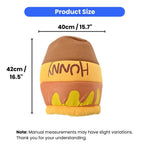 Short Plush Honey Pot Cat Cave Bed Removable Cushion Pet Sleeping Bed - GreenFur