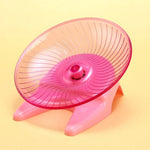 Silent PP Spinning Hamster Wheel with Stand - GreenFur