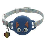 Silicone AirTag Holder Adjustable Cat Pet Collar - GreenFur