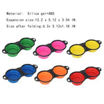 Silicone Collapsible Stable Dog Travel Bowls Pet Food Water Feeder - GreenFur