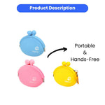 Silicone Dog Treat Pouch Portable Pet Snack Bag for Walking Training - GreenFur