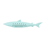 Silicone Fish Chew Toy with Catnip Pocket and Ventilated Sides for Interactive with Cats - GreenFur