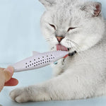 Silicone Fish Chew Toy with Catnip Pocket and Ventilated Sides for Interactive with Cats - GreenFur