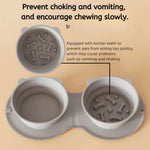 Silicone Foldable Double Food Water Pet Travel Bowl - GreenFur